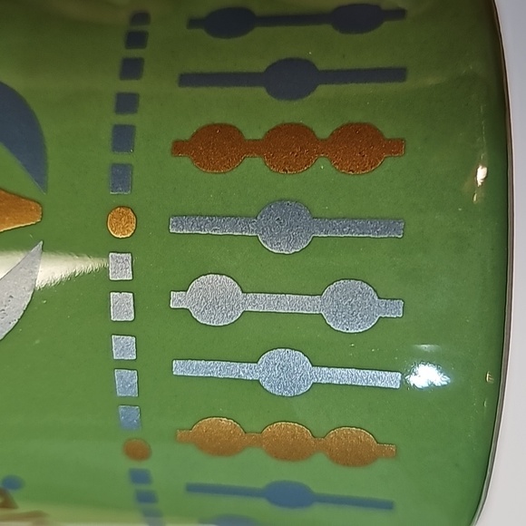 Peet's Green Gold + Blue Ornament Mug - Picture 11 of 11